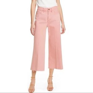 Frame wide Leg Pink Jeans